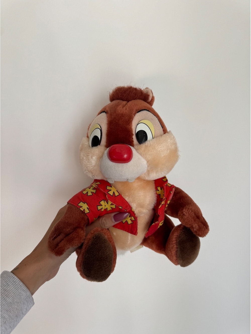 Vintage Disney Dale Plush Chip ’n Dale Rescue Rangers Hawaiian Shirt Disneyland